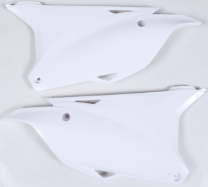 Plastic Side Number Plate - White - For 14-20 KX85 KX100