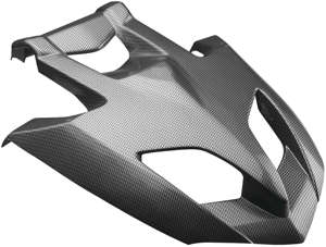 Custom Scooped Hood Stealth Black Carbon - For 16-18 Yamaha YXZ1000R/SS