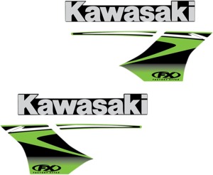 Factory Look Tank / Shroud Graphics - 2010 Style - For KX250F KX450F