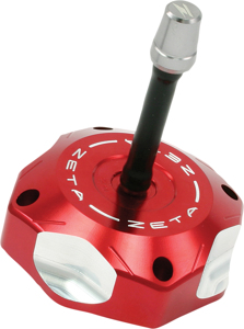 Red Billet Gas Cap w/Vent Tube - For 00-19 Suzuki RM/Z Yamaha TTR