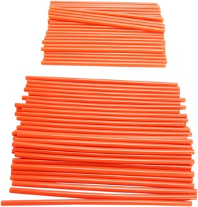 Orange Spoke Covers - 80 Pack - 40 Front & 40 Rear For MX Bikes