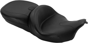 Summit Plain Vinyl 2-Up Seat - For 14-20 Harley FLH FLTRX