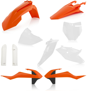 Full Plastic Kit - Orange/White/Black Original 2018 - For 18-21 KTM 85 SX