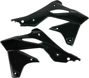 Radiator Shrouds - Black - For 13-16 Kawasaki KX250F