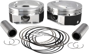 Forged Piston Sets for CVO - 110" Cvo Piston Set +.010