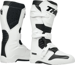 Thor Blitz XR Boots White/Black Adult Size 11 - Off-road boots with durable construction