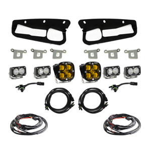 2021+ Ford Bronco Amber SAE Fog Pocket Kit