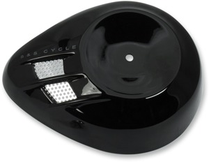 Gloss Black Stealth Air Cleaner Covers - Ac Cover Air Stream Blk