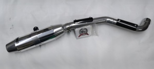 High Mount Slip On Exhaust - For 07-12 Triumph Tiger 1050