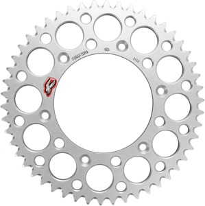 Grooved Rear Sprocket - Silver 50 Teeth 520