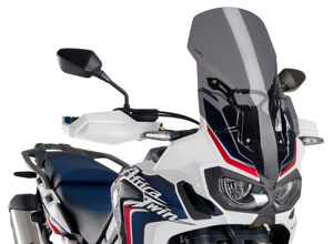 Dark Smoke Touring Tall Windscreen - For 16-19 Honda Africa Twin CRF1000L