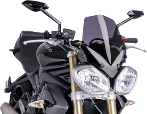 Dark Smoke Naked New Generation Windscreen - For 11-17 Street Triple