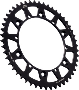 Black Aluminum Rear Sprocket - 50 Teeth 520 Pitch