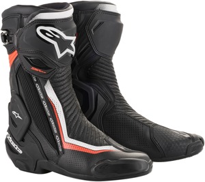 SMX Plus Street Riding Boots Black/Red/White US 11.5