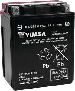 AGM Maintenance Free Battery YTX14AHL-BS