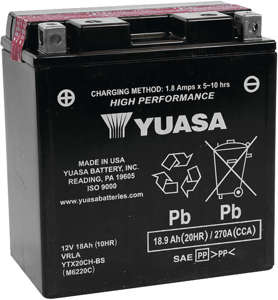 AGM Maintenance Free Battery YTX20CH-BS