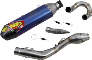 Blue Factory 4.1 Full Exhaust w/ SS MegaBomb - For 20-21 Husqvarna FE250