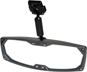 Halo R Rear View Mirror 1.75" Tube Clamp - Gray Bezel