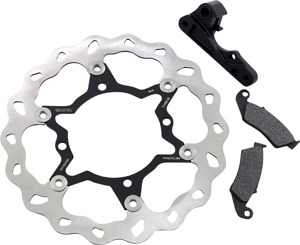 Oversize Wave Floating Brake Rotor Kit - Oversize Rotor Kit