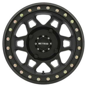 MR405 UTV Beadlock 15x7 / 5+2/38mm Offset / 4x136 / 106mm CB Matte Black Wheel