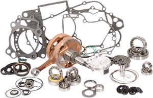 Engine Rebuild Kit w/ Crank, Piston Kit, Bearings, Gaskets & Seals - For 02-04 CR250R