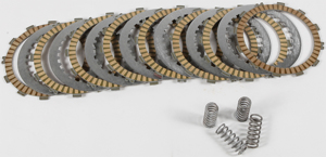 Complete Clutch Plate Kit - Fibers & Spring w/ Steels - For 09-12 CRF450R