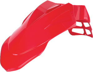 Red Supermotard Front Fender - Universal For Most MX/SM Motorcycles