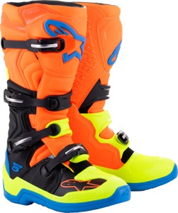 Tech 5 Boots Orange/Flou Yellow/Blue SZ 11