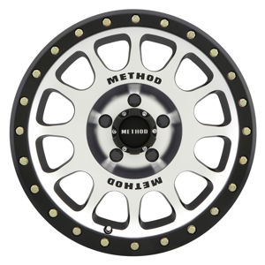 MR305 NV 17x8.5 0mm Offset 5x5.5 108mm CB Machined/Black Street Loc Wheel