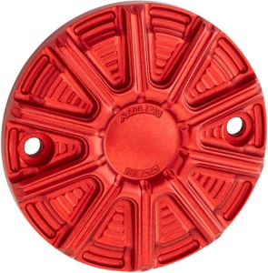 Arlen Ness 10-Gauge Ignition Cover Red