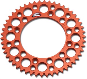 7075-T6 Aluminum 50T Rear Sprocket Orange