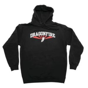 DragonFire Racing Dfr Az Hoodie Blk/Rd Xl