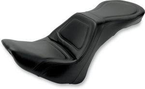 Explorer 2-Up Seat - Black - For 06-17 HD Softail Deluxe FLSTN