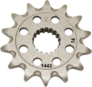 Steel Front Sprocket - Self Cleaning 14 Teeth - New JT!