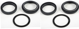 Complete Black Fork Oil & Dust Seal Kit For 43 mm Showa Forks