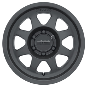 MR701 17x8.5 0mm Offset 6x5.5 106.25mm CB Matte Black Wheel