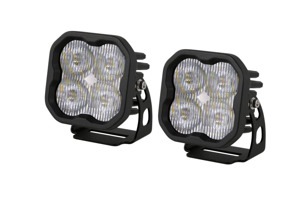 SS3 LED Pod Max - White SAE Fog Standard (Pair)