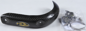 Carbon Fiber Header Heat Shield - For 04-14 Kawasaki KX250F w/Pro Circuit