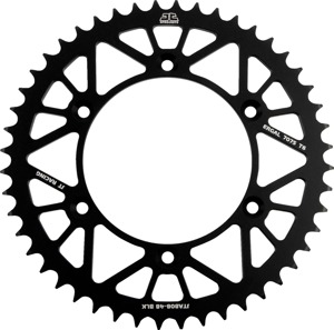 Black Aluminum Rear Sprocket - 48 Teeth 520 Pitch