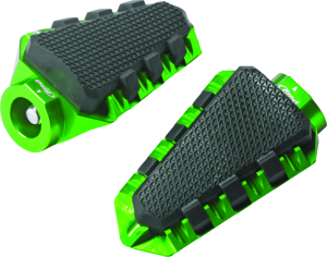 Hi-Tech OffRoad Footpegs Green - For Use w/ Puig Footpeg Adapters