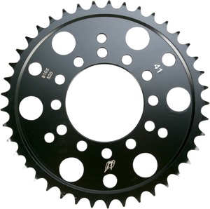 Steel 520 Rear Sprocket 41T - Black - For Kawasaki Ninja ZZR Z1000