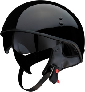 Vagrant Solid Street Half Helmet Gloss Black Small