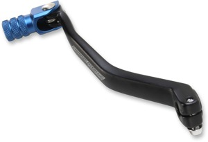 Anodized Forged Folding Shift Lever Black/Blue - For 99-04 Yamaha YZ250