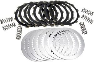 DRCF Complete Clutch Kit - CFK Plates, Steels, & Springs - For DRZ400 LTZ400 DVX400