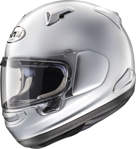 Arai Signet-X Helmet XL Aluminum Silver Gloss - Full-face helmet with long oval fit