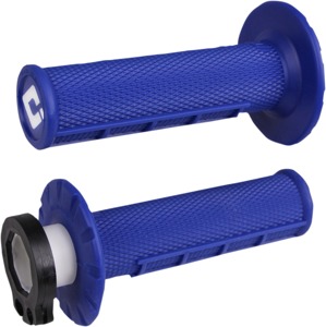 MX V2 Lock On MX Grips System - Half Waffle, Blue