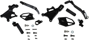 V3 Adjustable Rearset - Black - For 17-18 Yamaha YZF R6