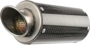 Carbon Fiber MGP Growler Slip On Exhaust - For 08-10 GSXR600 & GSXR750