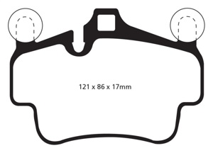 Bluestuff Front Brake Pads - For 07-08 Porsche 911 (997) (Cast Iron Rotor only) 3.6 Carrera 2