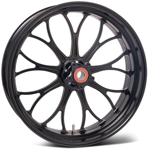 18x5.5 Forged Wheel Revolution 9 Spoke Race Weight - Black Ano